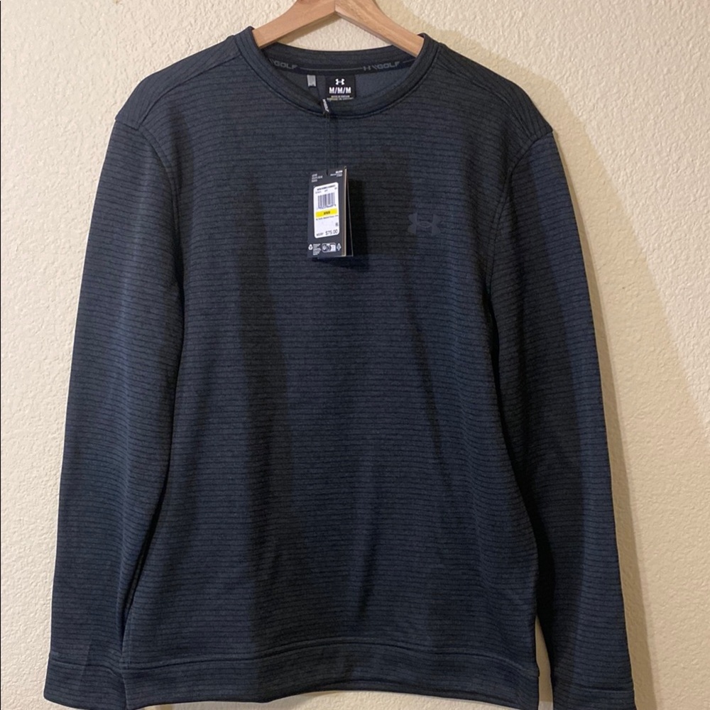 Under Armour Men's Black Fleece Crew